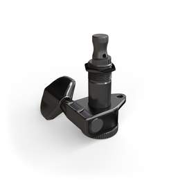 D'Addario Auto-Trim Locking Tuning Machine, Single Treble Side Machine, Black