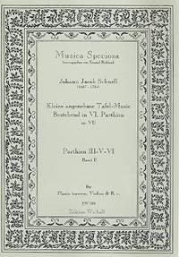 Schnell, J J: Kleine angenehme Tafelmusik op.7 Bd.2 (Nr.3-5)