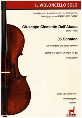 Dall'Abaco, J C F: 35 Sonaten Band 5 (ABV 40-46)