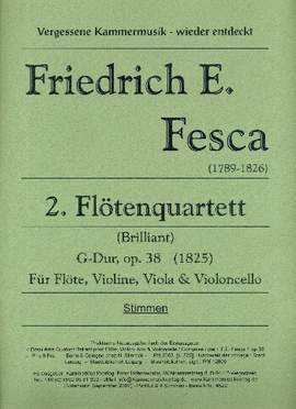 Fesca, F E: Quartett Nr.2 op.38