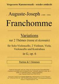 Franchomme, A J: Variations sur 2 thèmes en sol majeur op.6