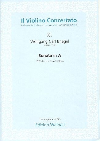 Briegel, W C: Sonate A-Dur