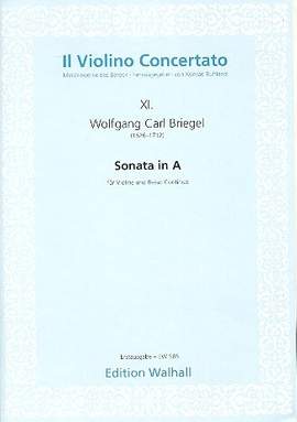Briegel, W C: Sonate A-Dur