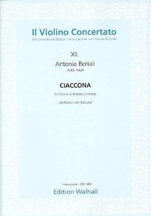 Bertali, A: Ciaccona (Wolfenbütteler Fassung)