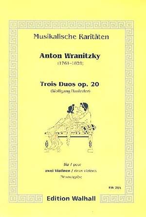 Vranitzky, A: 3 Duos op.20