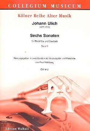Ulich, J: 6 Sonaten Band 2 (Nr.4-6)