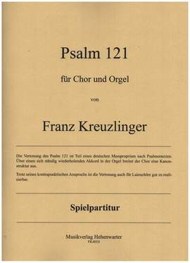 Kreuzlinger, F: Psalm 121