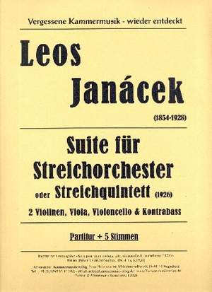 Janáček, L: Suite für Streichorchester (Streichquintett)
