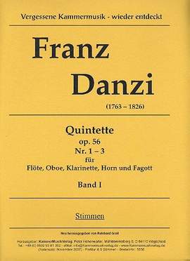 Danzi, F: 3 Quintette op.56