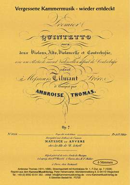 Thomas, A: Quintett Nr.1 F-Dur op.7