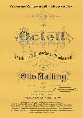 Malling, O: Streichoktett d-Moll op.50
