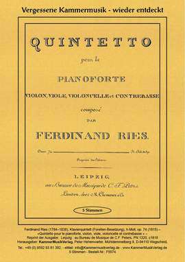 Ries, F: Quintett h-Moll