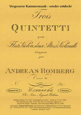 Romberg, A: Flötenquintett op.21, Nr.1 a-Moll