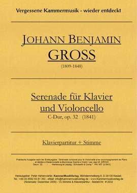 Groß, J B: Serenade C-Dur, op.32 (1841)