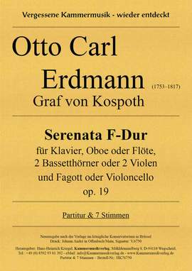 Erdmann, O C: Serenata F-Dur op.19