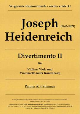 Heidenreich, J: Divertimento 2