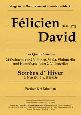 David, F: Soirées d' Hiver Band 2 (Nr.3 und 4)