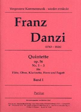 Danzi, F: Quintette Band 1 op.56 (Nr.1-3)