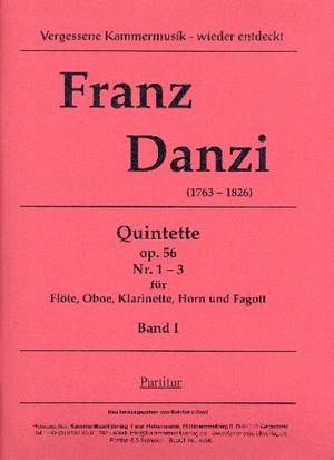 Danzi, F: Quintette Band 1 op.56 (Nr.1-3)