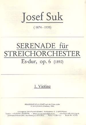 Suk, J: Serenade Es-Dur op.6