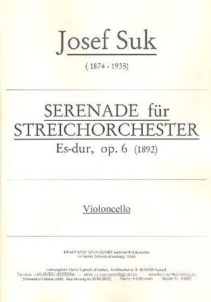 Suk, J: Serenade Es-Dur op.6 für Streichorchester