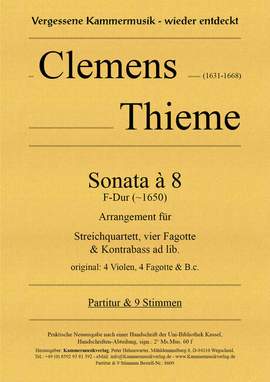 Thieme, C: Sonata à 8 F-Dur (~1650)