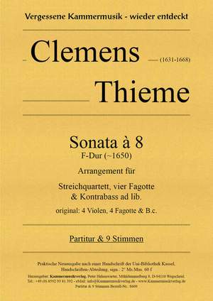 Thieme, C: Sonata à 8 F-Dur (~1650)