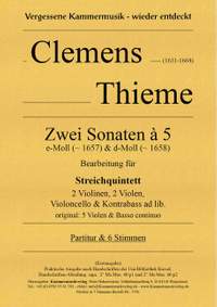 Thieme, C: Streichquintett e-Moll