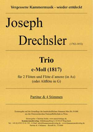 Drechsler, J: Trio c-Moll (1817)
