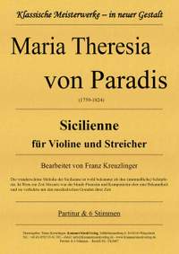 Paradis, M T v: Sicilienne