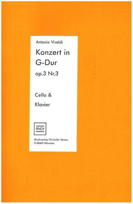 Vivaldi, A: Konzert G-Dur op.3,3 für