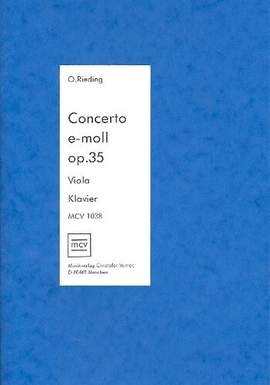 Rieding, O: Concerto e-Moll op.35