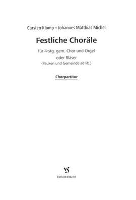 Klomp, C: Festliche Choräle