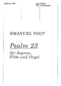 Vogt, E: Psalm 23 Fuer Sopran, Floete