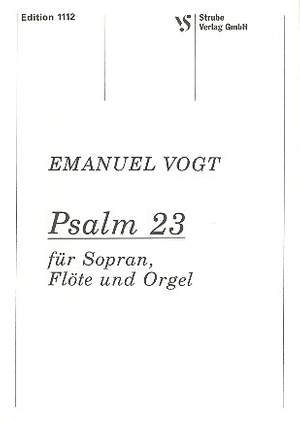 Vogt, E: Psalm 23 Fuer Sopran, Floete