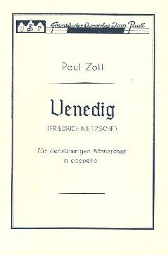 Zoll, P: Venedig für Männerchor