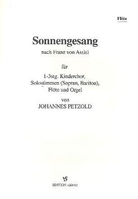 Petzold, J: Sonnengesang nach Franz von Assisi