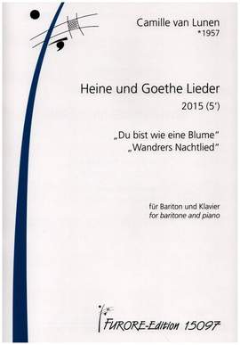 Lunen, C v: Heine und Goethe Lieder