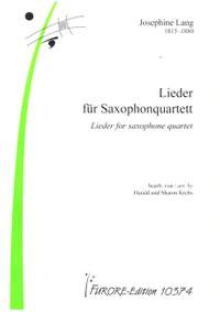 Lang, J: Lieder