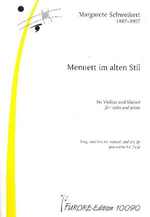 Schweikert, M: Menuett im alten Stil