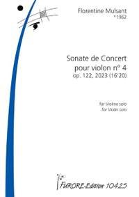 Mulsant, F: Sonate de Concert no.4 op.122