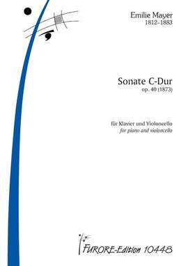 Mayer, E: Sonate C-Dur op. 40 (1873)