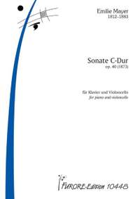 Mayer, E: Sonate C-Dur op. 40 (1873)