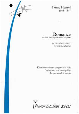 Hensel, F: Romanze aus dem Streichquartett Es-Dur