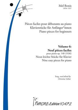 Bonis, M: Klavierstücke Band 6 - 9 Pièces faciles op.148 (1936)