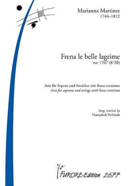 Martines, M: Frena le belle Lagrime (vor 1767