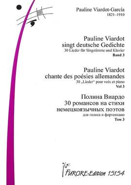 Viardot-Garcia, P: Pauline Viardot singt deutsche Gedichte Band 3