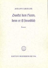 Krieger, J: Danket dem Herrn denn er ist freundlich