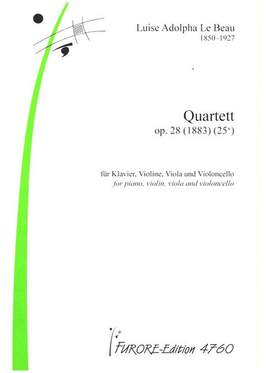 Le Beau, L A: Quartett op.28 (1883)