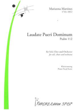 Martines, M: Laudate Pueri Dominum (Psalm 112)